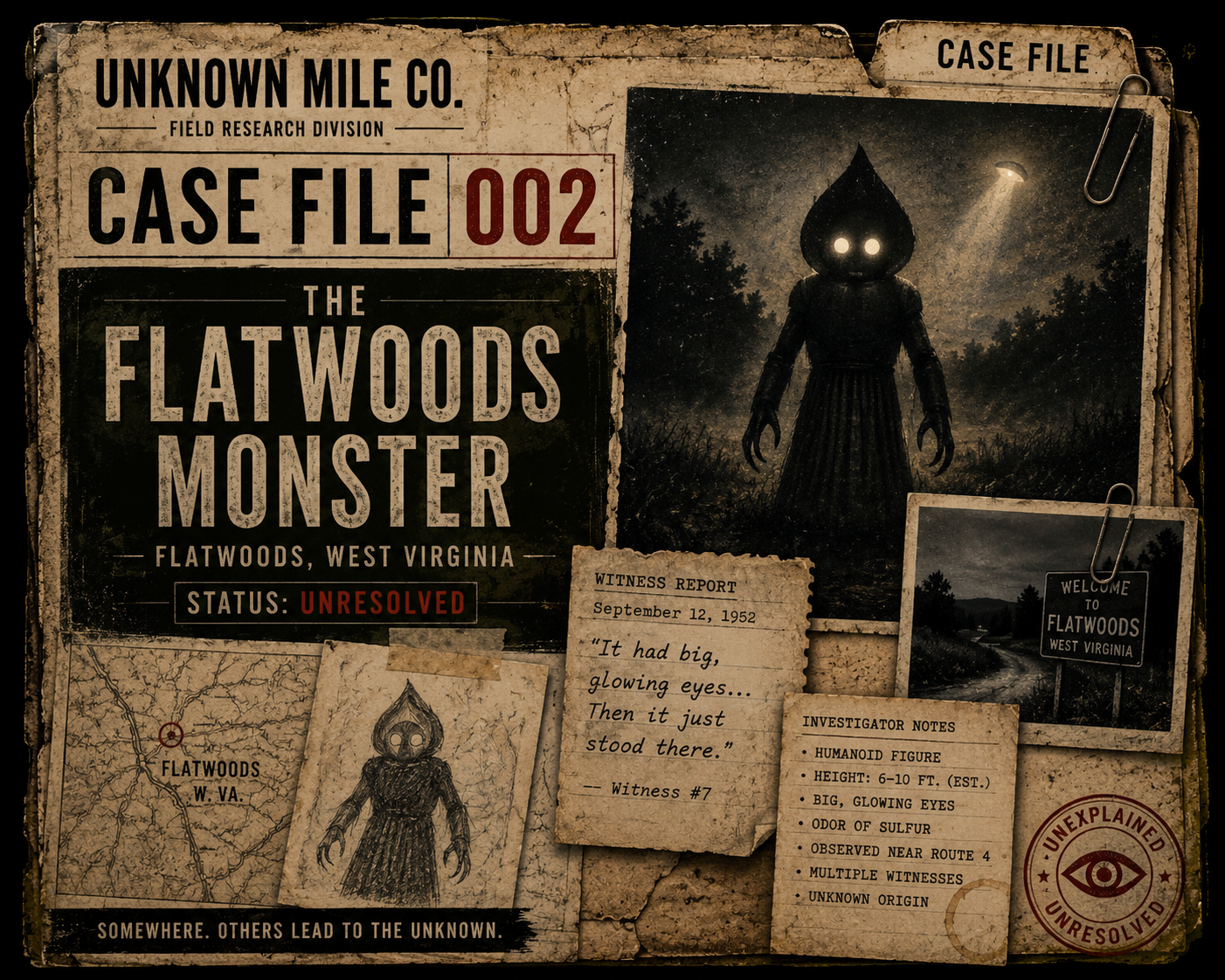 CASE FILE 002 • Flatwoods Monster